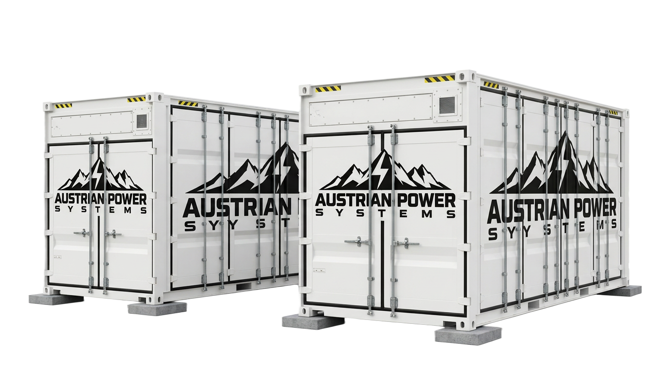 AB-02-Container Energiespeicher-System von Austrian Batteries